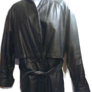 Wilsons Leather Women’s Jacket Coat Lined Belted S